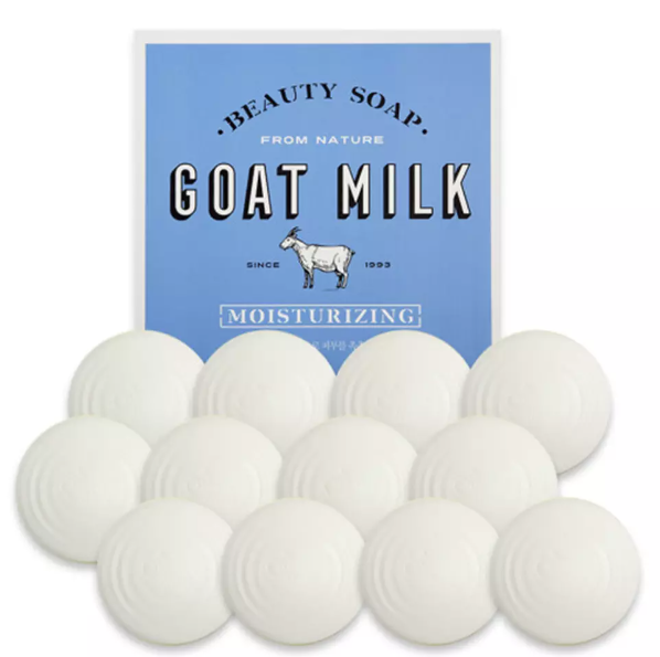 Goat Milk Moisturizing Bar Soap 12 Bars - Image 1